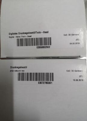 03072785 ASM SIPLACE Placement Machine Cp20a Vacuum Generator